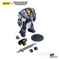 Ultramarines Cataphractii Terminator Squad Sergeant With Power Sword Action Figure