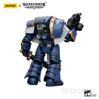 Ultramarines Cataphractii Terminator Squad Sergeant With Power Sword Action Figure