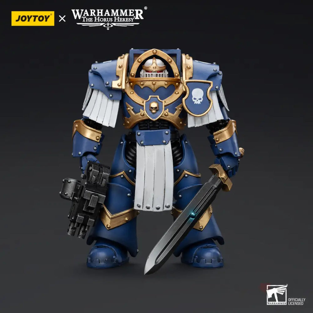 Ultramarines Cataphractii Terminator Squad Sergeant With Power Sword Action Figure