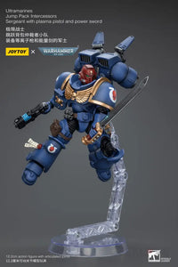 Ultramarines Jump Pack Intercessors Sergeant With Plasma Pistol And Power Sword Action Figure