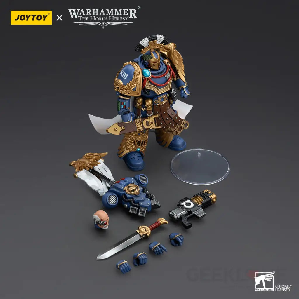 Ultramarines Legion Praetor With Power Sword And Volkite Serpenta Action Figure