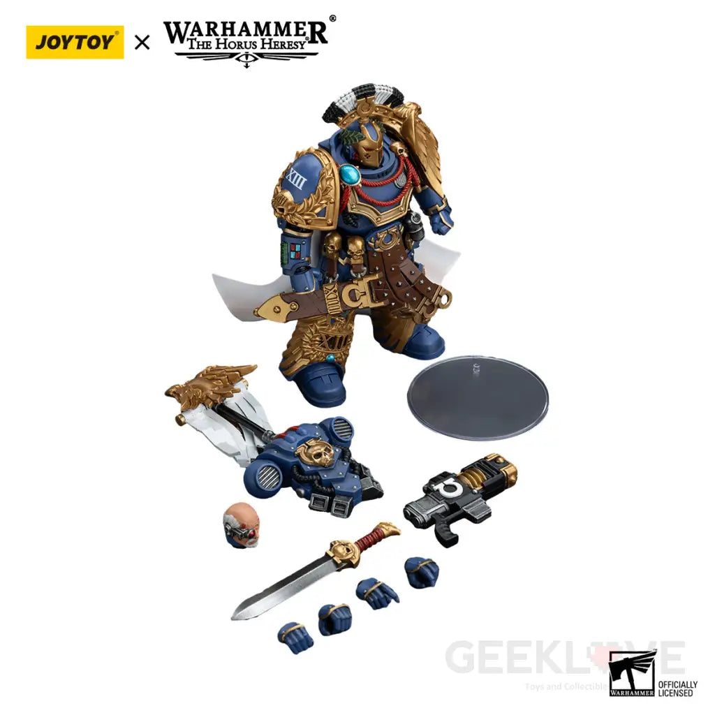 Ultramarines Legion Praetor With Power Sword And Volkite Serpenta Action Figure