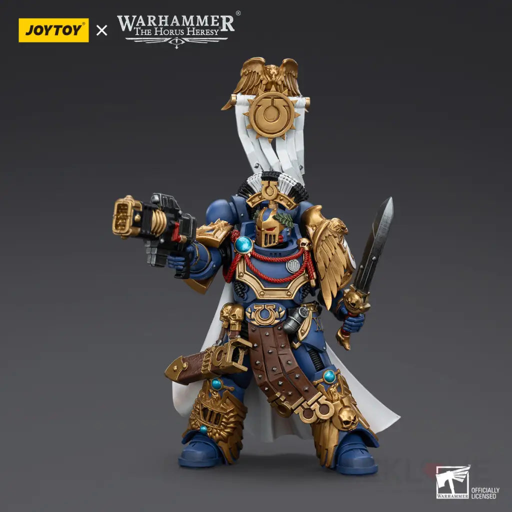 Ultramarines Legion Praetor With Power Sword And Volkite Serpenta Action Figure