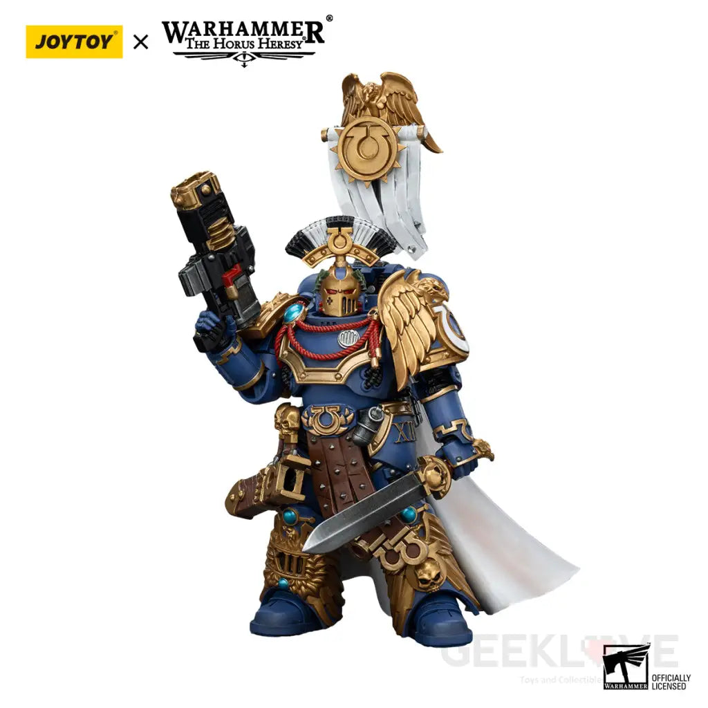 Ultramarines Legion Praetor With Power Sword And Volkite Serpenta Action Figure