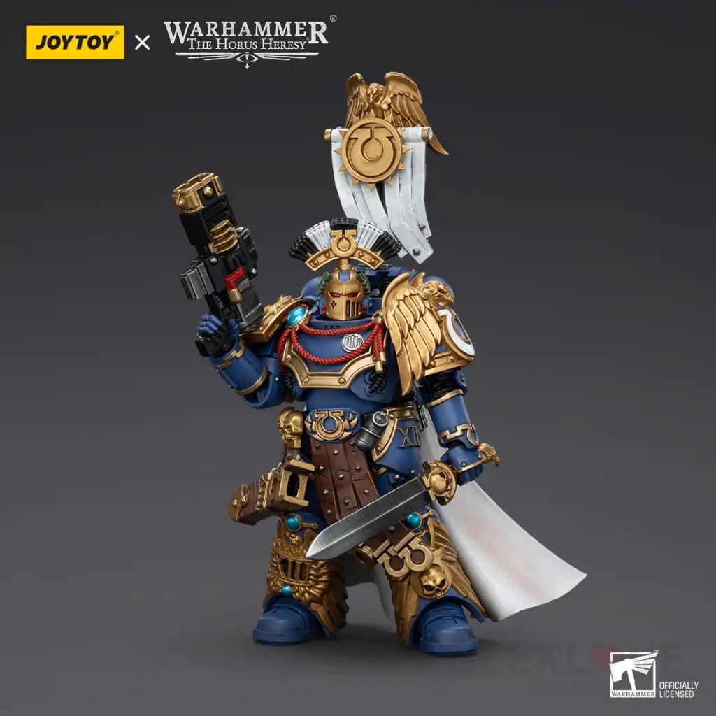 Ultramarines Legion Praetor With Power Sword And Volkite Serpenta Action Figure