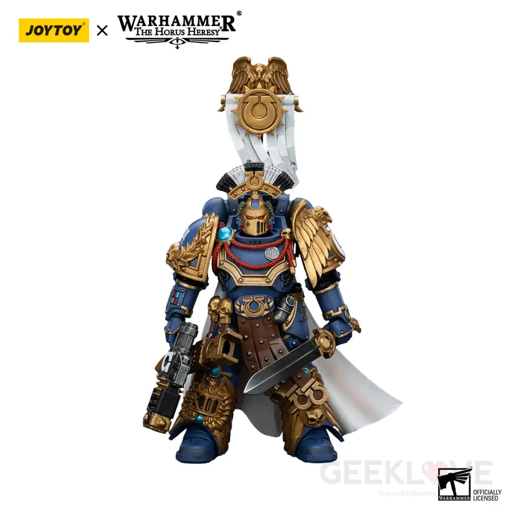 Ultramarines Legion Praetor With Power Sword And Volkite Serpenta Action Figure