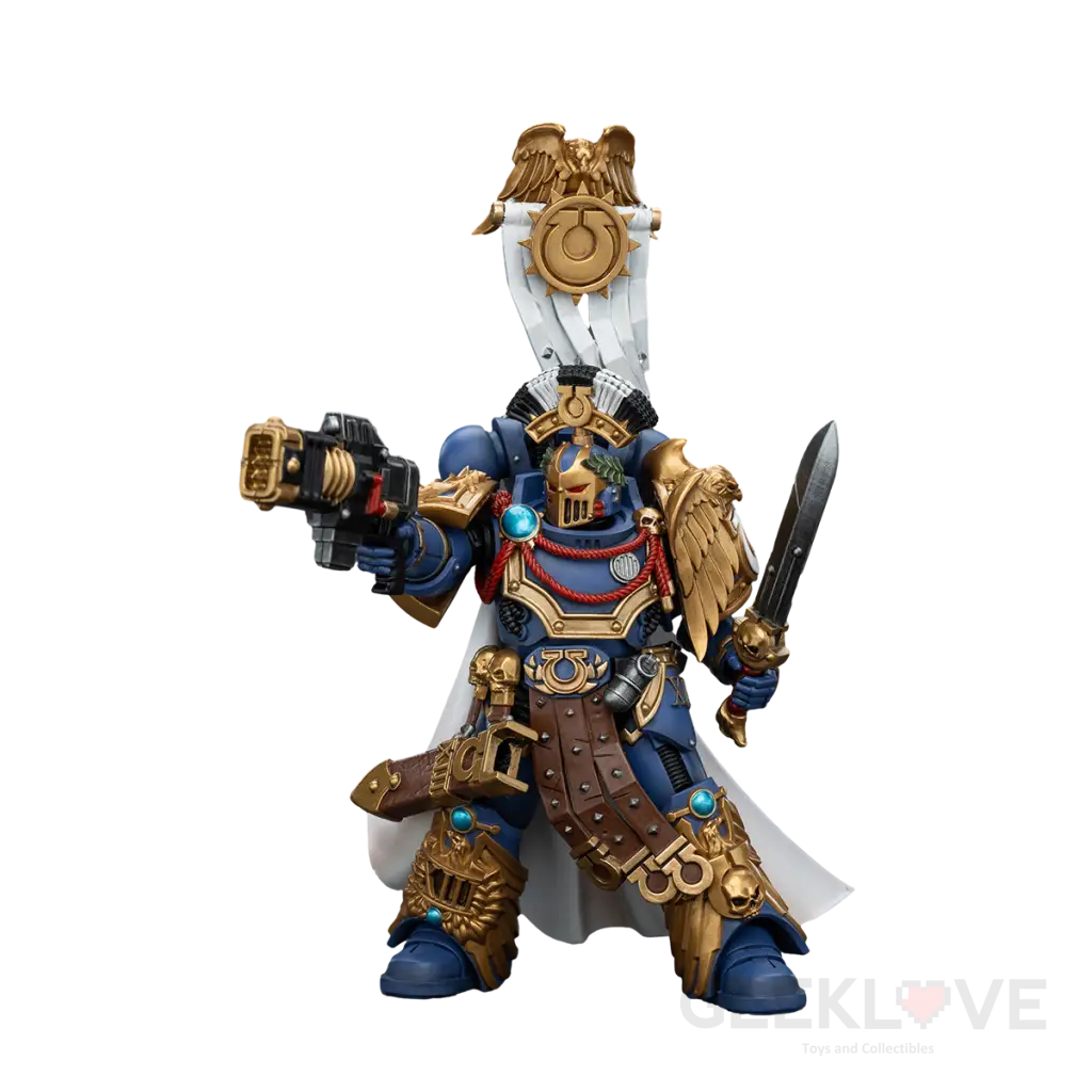 Ultramarines Legion Praetor With Power Sword And Volkite Serpenta Action Figure