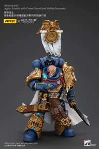 Ultramarines Legion Praetor With Power Sword And Volkite Serpenta Action Figure