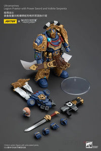 Ultramarines Legion Praetor With Power Sword And Volkite Serpenta Action Figure