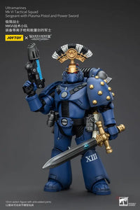 Ultramarines Mk Vi Tactical Squad Sergeant With Plasma Pistol And Power Sword Action Figure