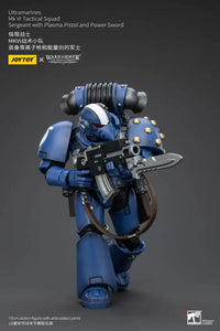Ultramarines Mk Vi Tactical Squad Sergeant With Plasma Pistol And Power Sword Action Figure