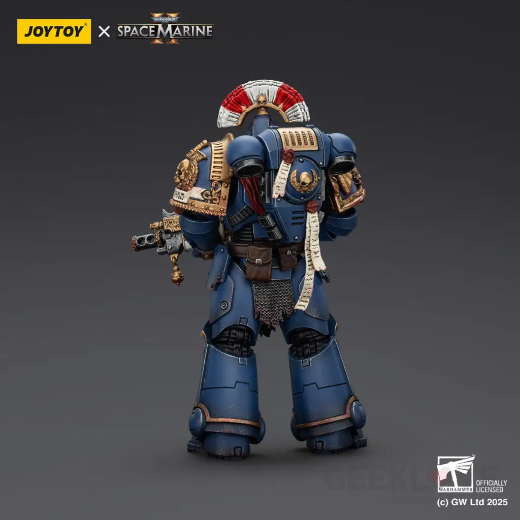 Ultramarines Relic Secundus Armour With Artificer Bolt Rifle Chainsword and Bolt Pistol Action Figure