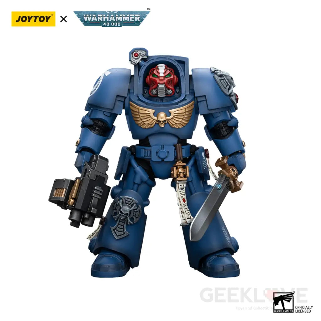 Ultramarines Terminator Squad Sergeant With Power Sword And Teleport Homer Action Figure