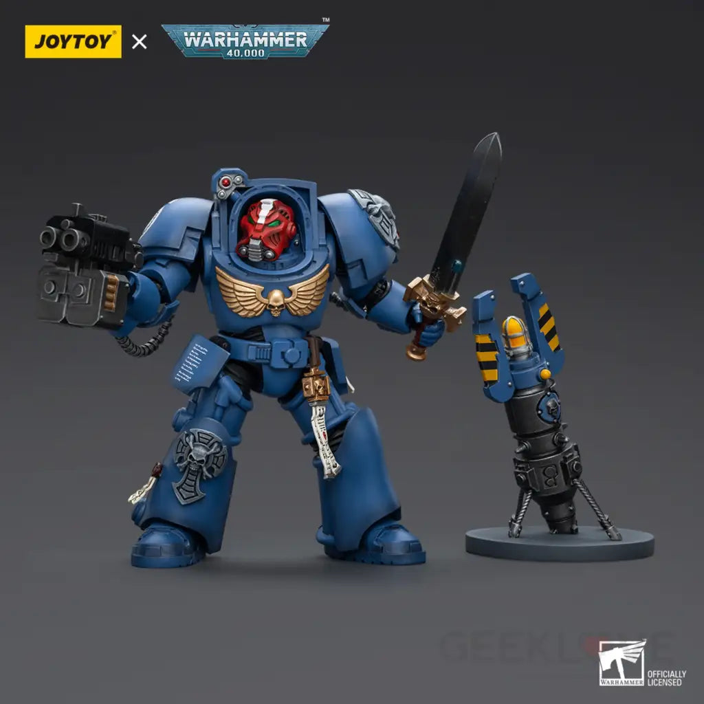 Ultramarines Terminator Squad Sergeant With Power Sword And Teleport Homer Action Figure