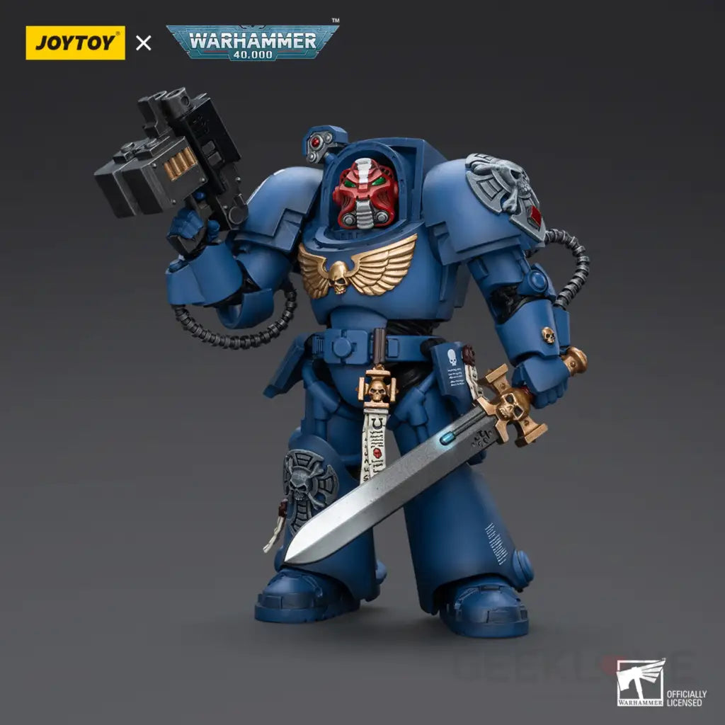 Ultramarines Terminator Squad Sergeant With Power Sword And Teleport Homer Action Figure