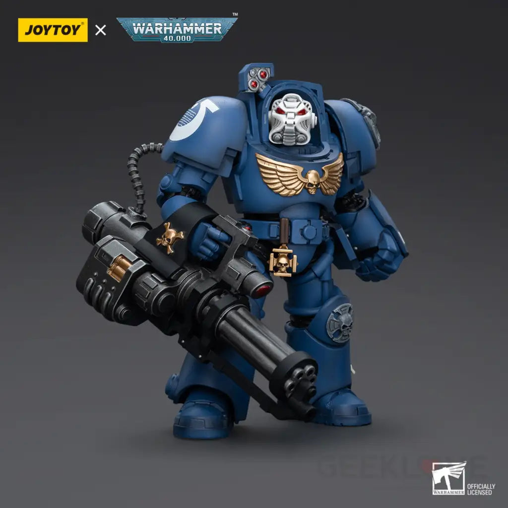 Joy toy Warhammer 40K 1/18 Sergente di Squadra Ultramarines con Spada di Potere e Teleport Homer Action Figure Terminator 12 cm Blu| Techinn Joy toy Warhammer 40K 1/18 Sergente di Squadra Ultramarines con Spada di Potere e Teleport Homer Action Figure Terminator 12 cm Blu| Techinn