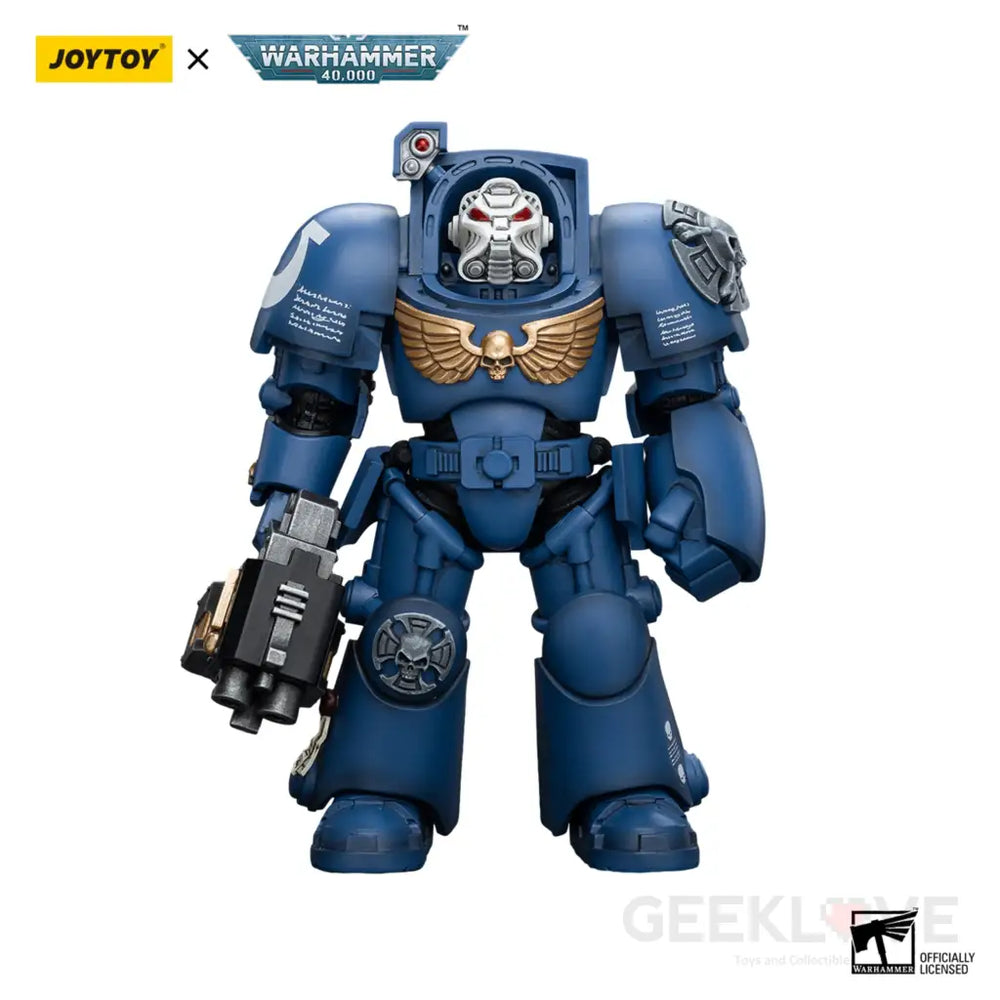 Ultramarines Terminator Squad With Storm Bolter Action Figure