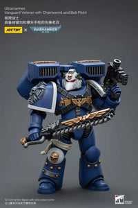 Ultramarines Vanguard Veteran With Chainsword And Bolt Pistol Action Figure