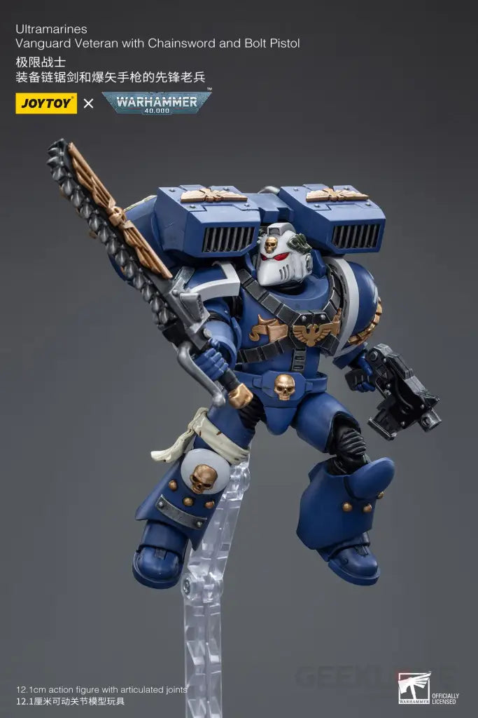 Ultramarines Vanguard Veteran With Chainsword And Bolt Pistol Pre Order Price Action Figure