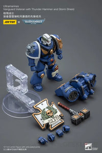 Ultramarines Vanguard Veteran With Thunder Hammer And Storm Shield Action Figure