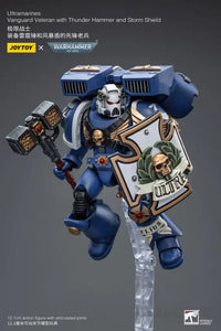 Ultramarines Vanguard Veteran With Thunder Hammer And Storm Shield Action Figure