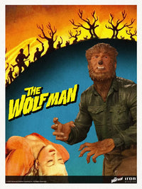 Universal Monsters The Wolf Man Deluxe Art Scale 1/10 Statue - GeekLoveph