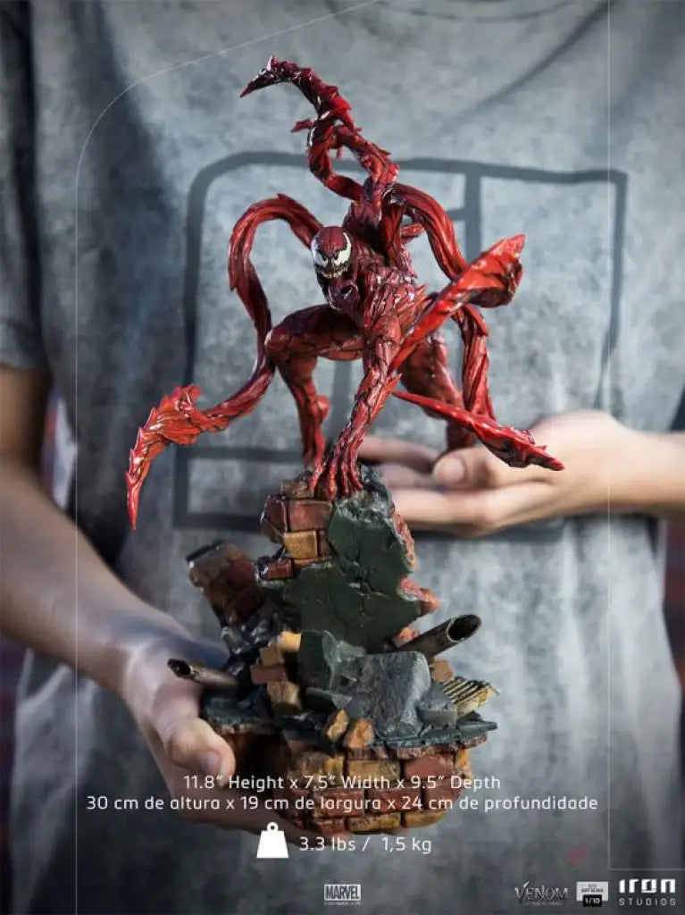 Venom: Let There Be Carnage BDS Carnage Art Scale 1/10 Statue - GeekLoveph