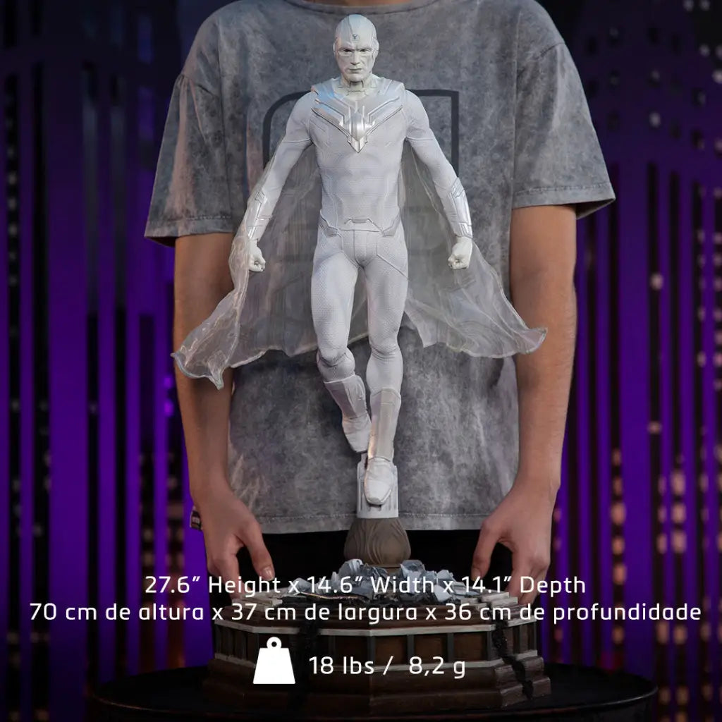 WandaVision Legacy Replica White Vision 1/4 Scale Statue - GeekLoveph