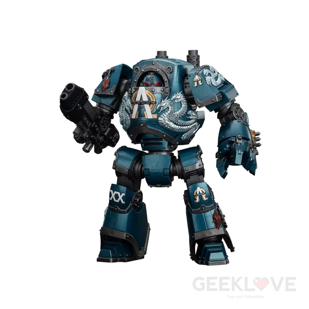 Warhammer 40k Alpha Legion Contemptor Dreadnought with Gravis Plasma Cannon Action Figure