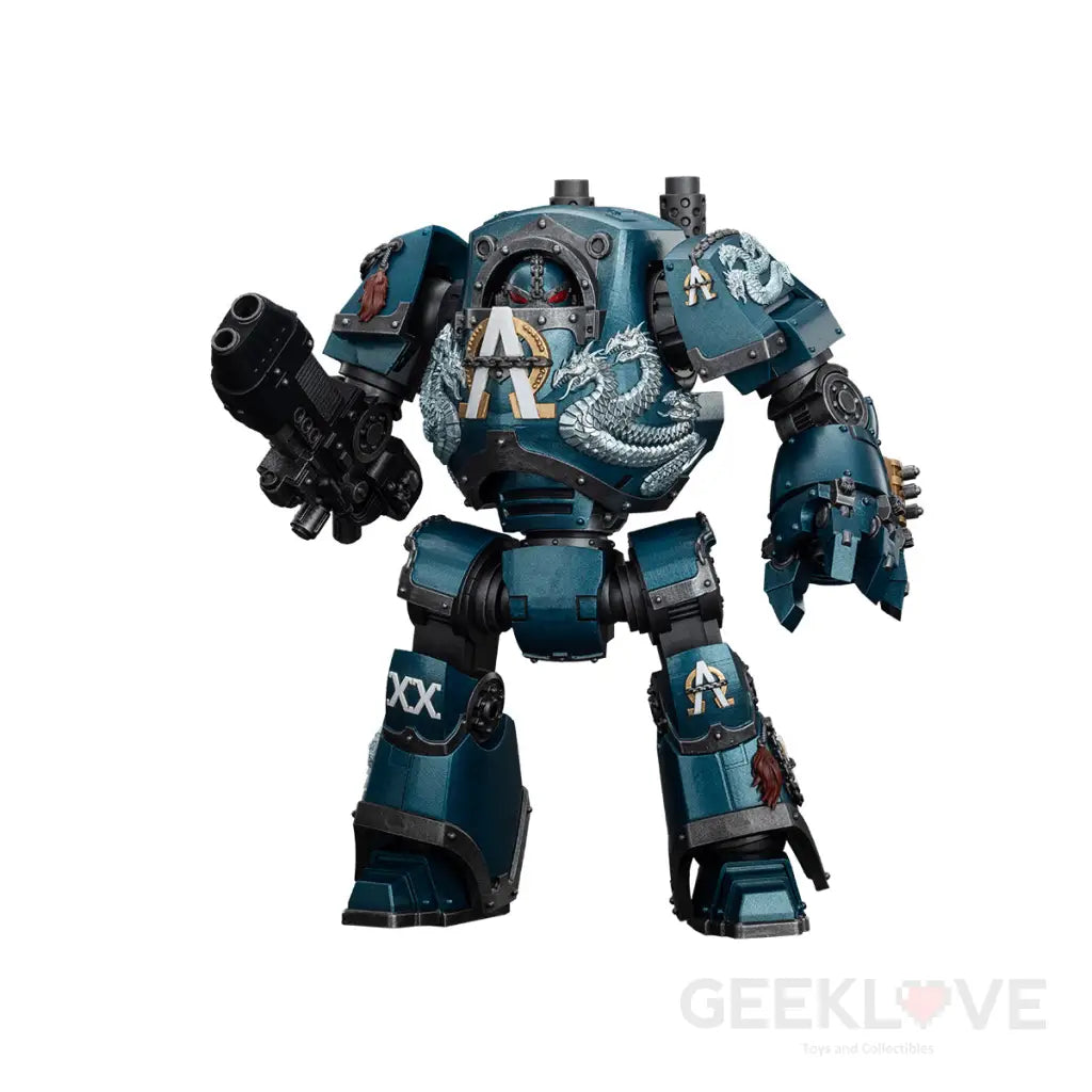 Warhammer 40k Alpha Legion Contemptor Dreadnought with Gravis Plasma Cannon Action Figure