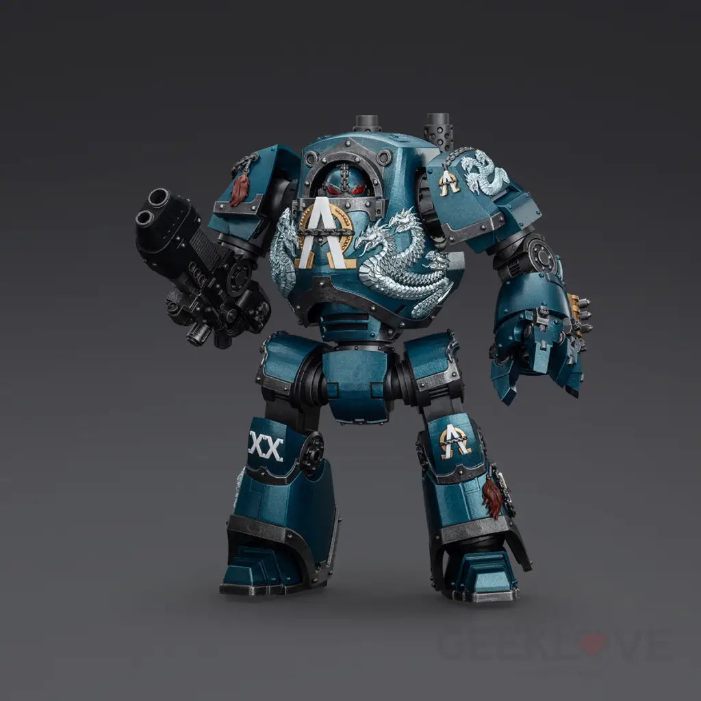 Warhammer 40k Alpha Legion Contemptor Dreadnought with Gravis Plasma Cannon Action Figure