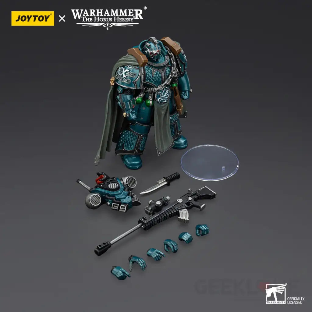 Warhammer 40k Alpha Legion Exodus ’The One who is Many’ With Sniper Rifle And Power Dagger Action Figure