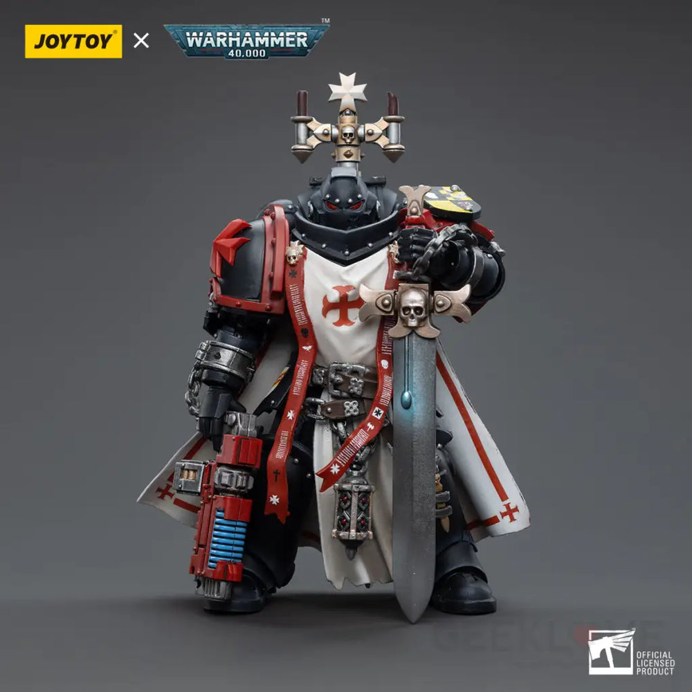 Warhammer 40k Black Templars Sword Brethren Brother Lombast 1/18 Scale Action Figure Action Figure