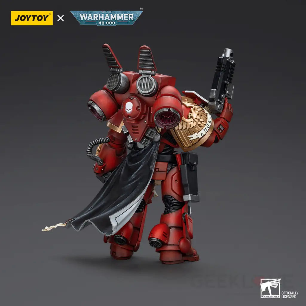 Action Figure JOYTOY Warhammer 40k 1/18 – Blood Angels Captain Con Jump Pack, Collezionabile 12,2 Cm