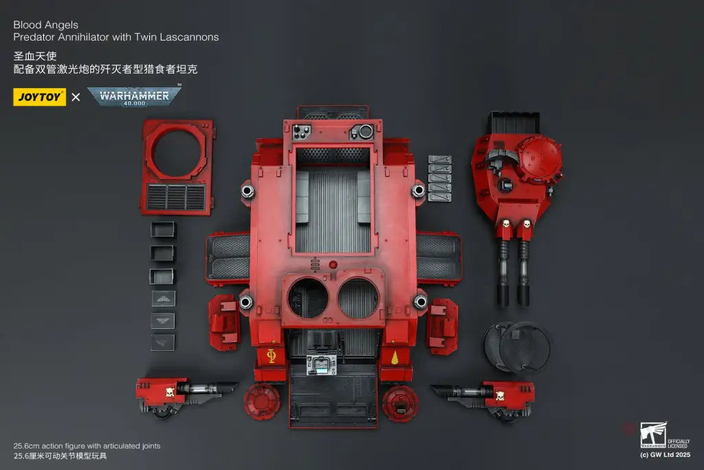 Warhammer 40k Blood Angels Predator Annihilator with Twin Lascannons Action Figure