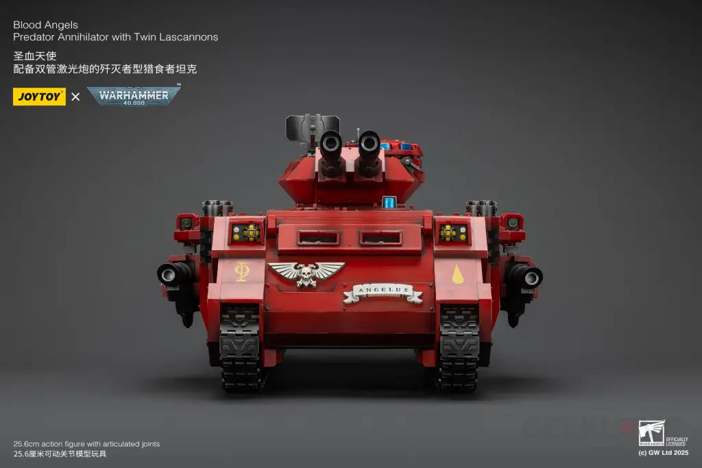 Warhammer 40k Blood Angels Predator Annihilator with Twin Lascannons Action Figure