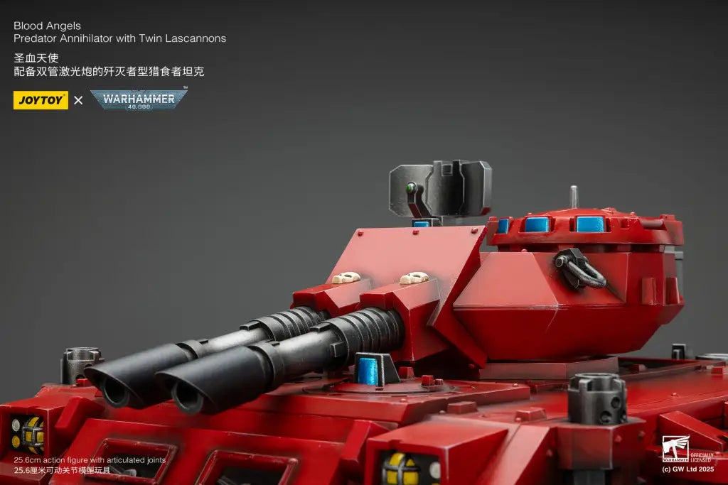 Warhammer 40k Blood Angels Predator Annihilator with Twin Lascannons Action Figure