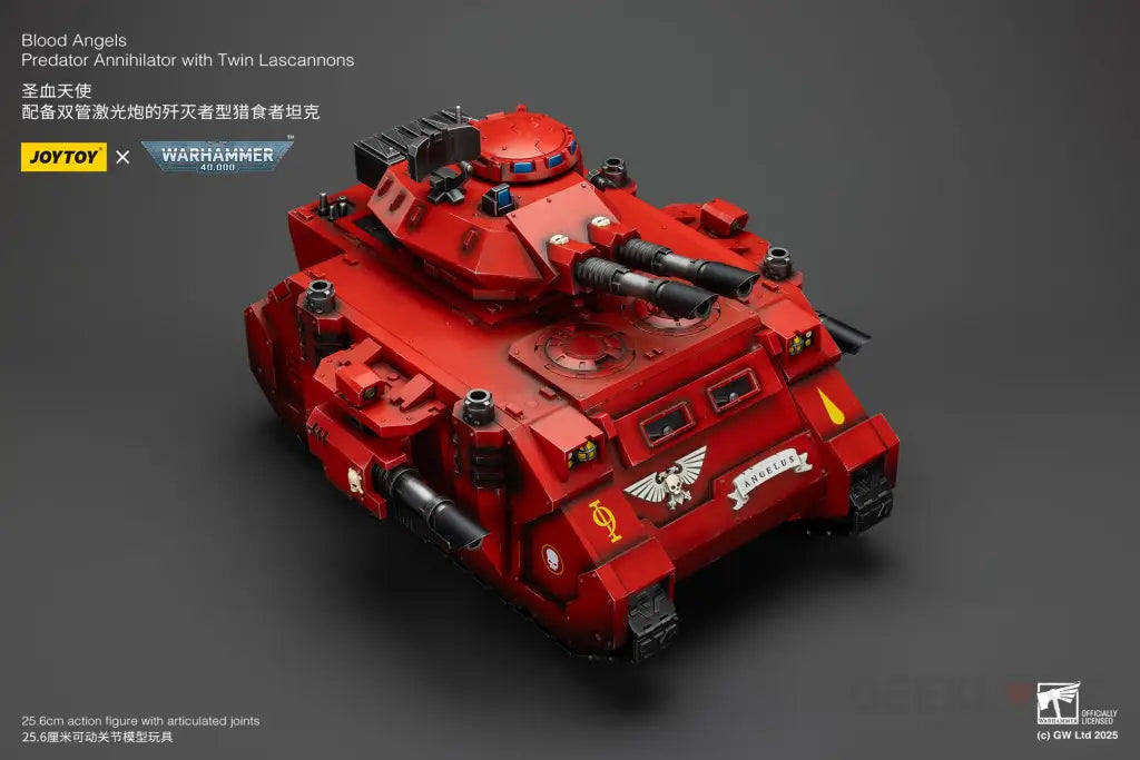 Warhammer 40k Blood Angels Predator Annihilator with Twin Lascannons Action Figure