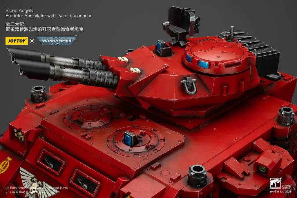 Warhammer 40k Blood Angels Predator Annihilator with Twin Lascannons Action Figure