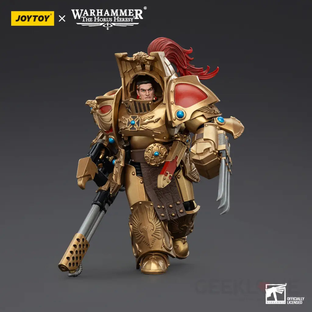 Warhammer 40K Legio Custodes Aquilon Terminator Squad With Infernus Firepike Action Figure