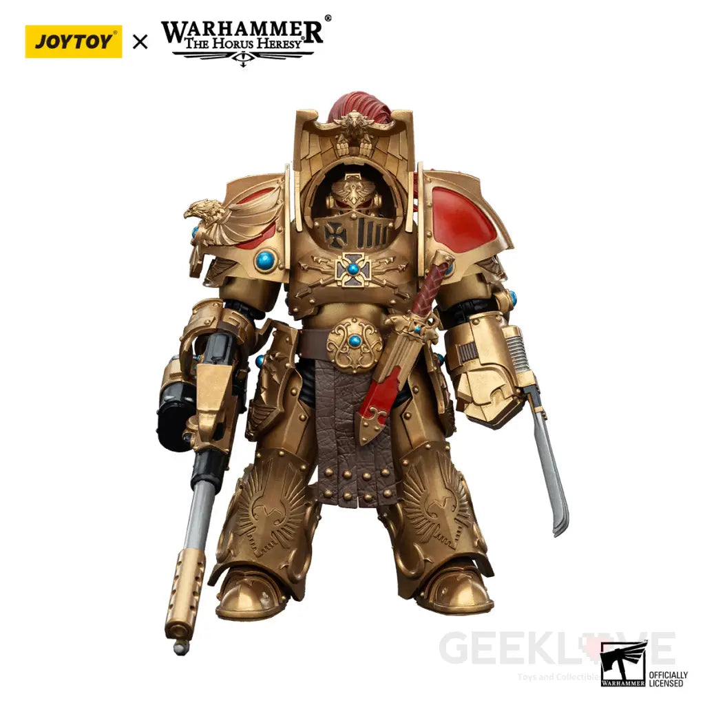 Warhammer 40K Legio Custodes Aquilon Terminator Squad With Infernus Firepike Action Figure