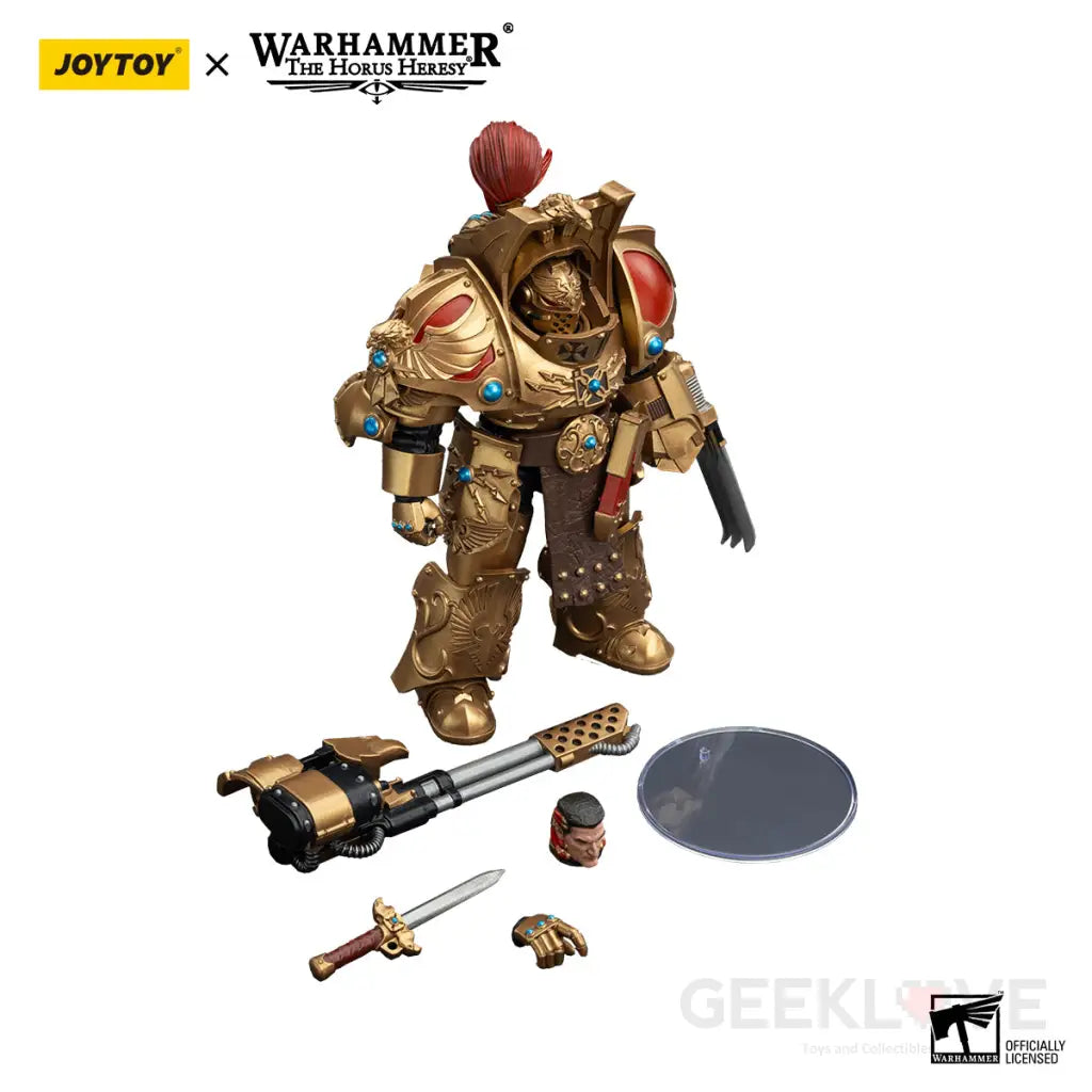 Warhammer 40K Legio Custodes Aquilon Terminator Squad With Infernus Firepike Action Figure