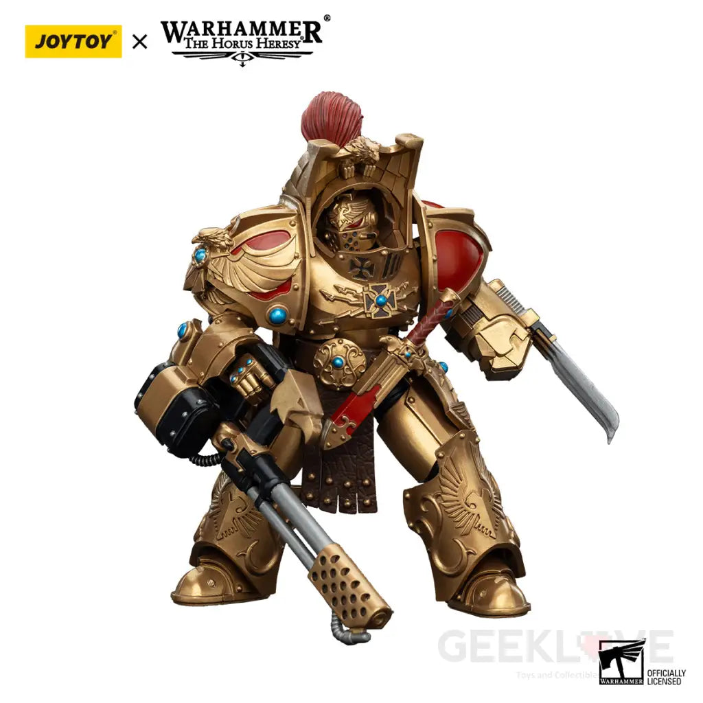 Warhammer 40K Legio Custodes Aquilon Terminator Squad With Infernus Firepike Action Figure