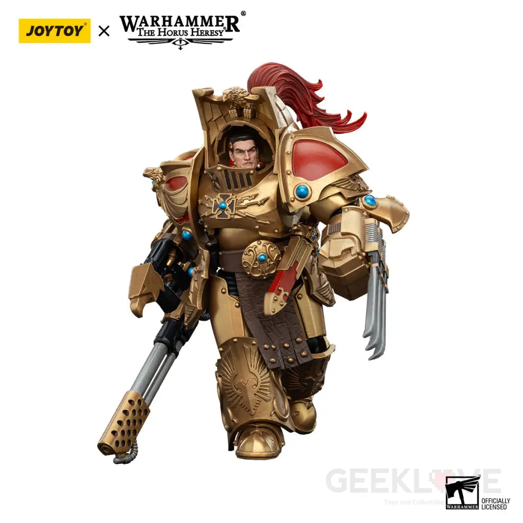 Warhammer 40K Legio Custodes Aquilon Terminator Squad With Infernus Firepike Action Figure