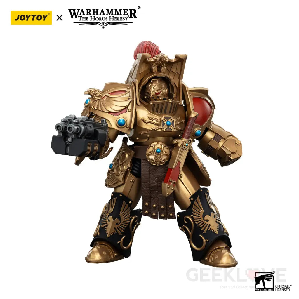 Warhammer 40K Legio Custodes Aquilon Terminator Squad With Lastrum Storm Bolter Action Figure