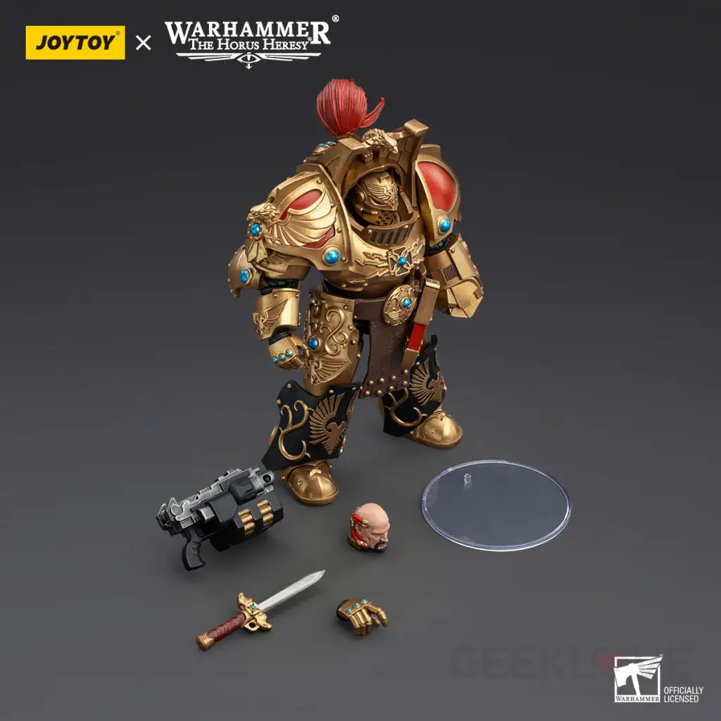 Warhammer 40K Legio Custodes Aquilon Terminator Squad With Lastrum Storm Bolter Action Figure