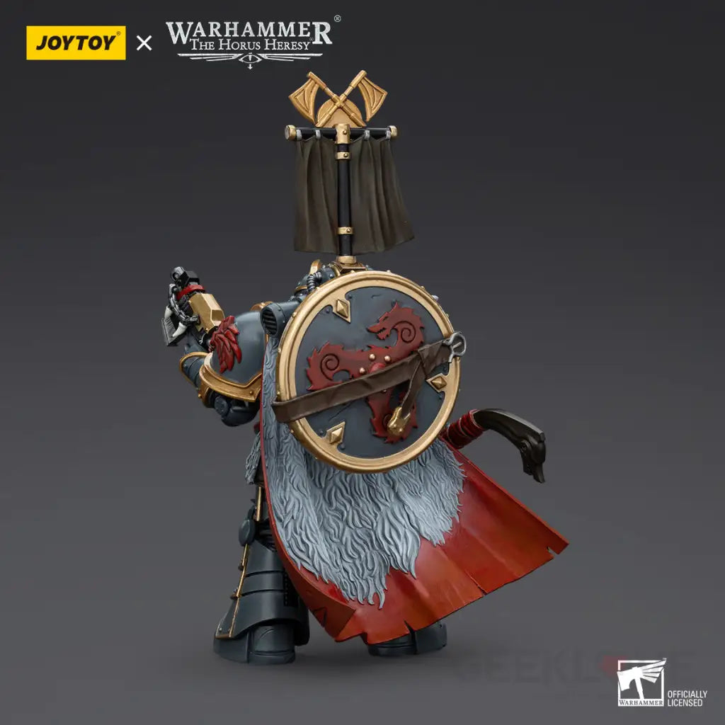 Warhammer 40k Space Wolves Legion Praetor with Power Axe and Combat Shield Action Figure