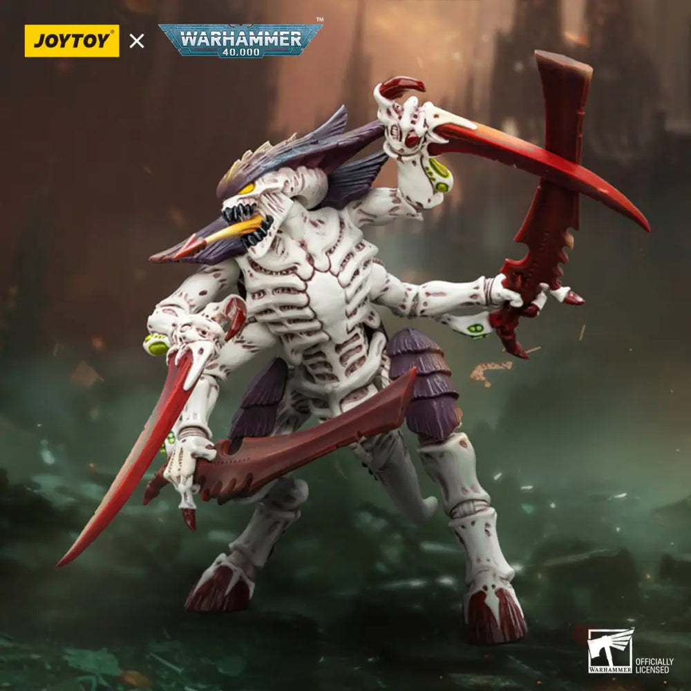 Warhammer 40K Tyranids Hive Fleet Leviathan Tyranid Warrior with Bonesword 1/18 Scale Action Figure Pre Order Action