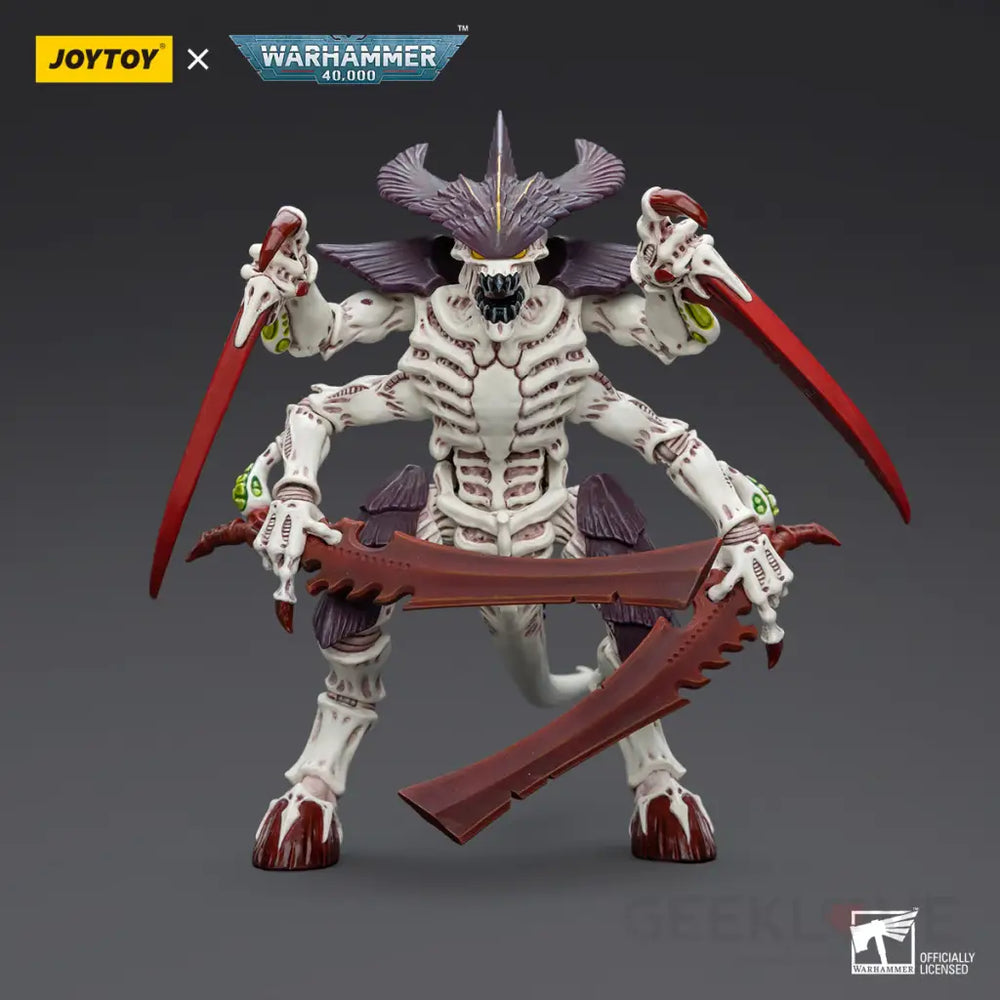 Warhammer 40K Tyranids Hive Fleet Leviathan Tyranid Warrior with Bonesword 1/18 Scale Action Figure Action Figure