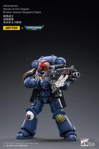Warhammer 40K Ultramarines Heroes of the Chapter Brother Veteran Sergeant Castor Action Figure